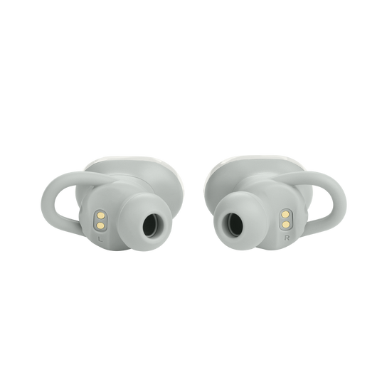 JBL Endurance Race TWS - White - Waterproof true wireless active sport earbuds - Back